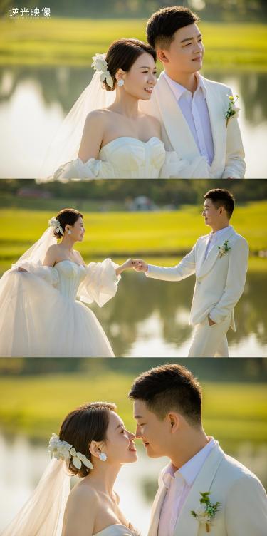 草坪婚纱照这样拍，大气不踩雷~