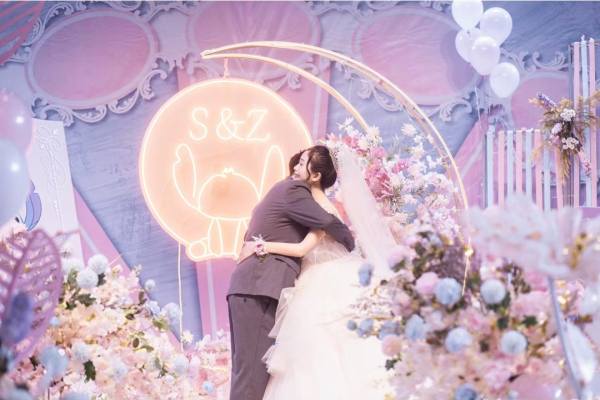 ASN-蓝粉色撞色童话风婚礼