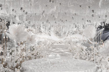 唯爱婚礼出品 纯洁如雪白色天地