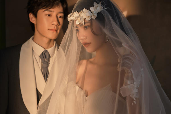 唯美油画法式风婚纱照