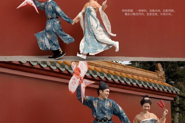 【皇后新派】俏皮可爱的唐制汉服婚纱照太惹人爱了
