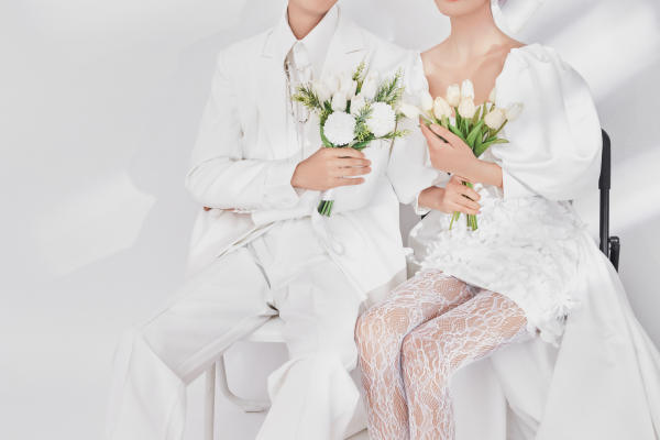韩式俏皮婚纱照
