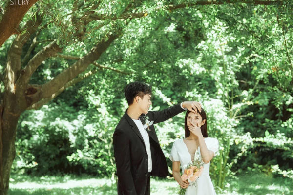 森系婚纱照
