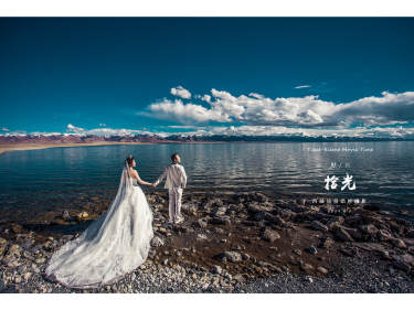 纳木措圣湖蜜月旅拍婚纱