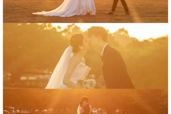 夕阳婚纱照