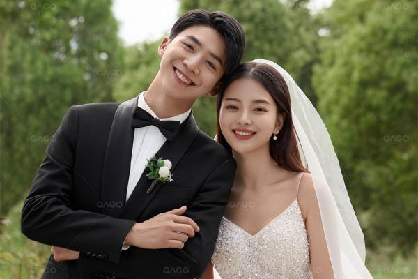 我也不想发朋友圈呀 可这是夏日限定的婚纱照呀