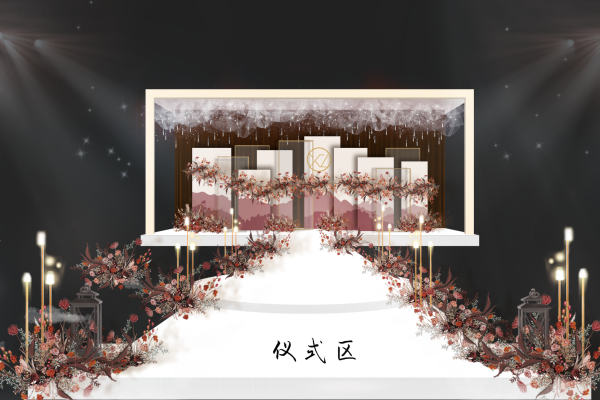 【汉中摩卡婚礼】复古红色系婚礼