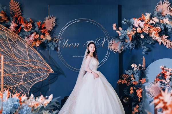 小预算高级蓝色婚礼