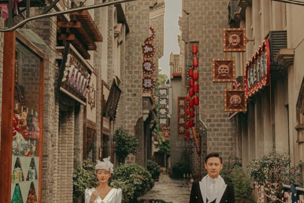 民国时期｜复古婚纱照   