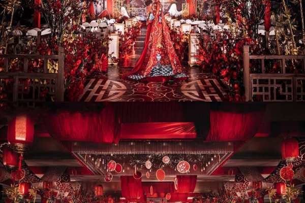 红金色中式婚礼