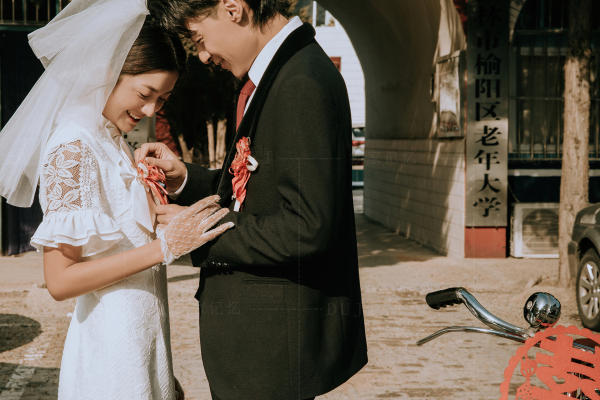 复古婚纱照喜嫁系列 当80走进00年代  