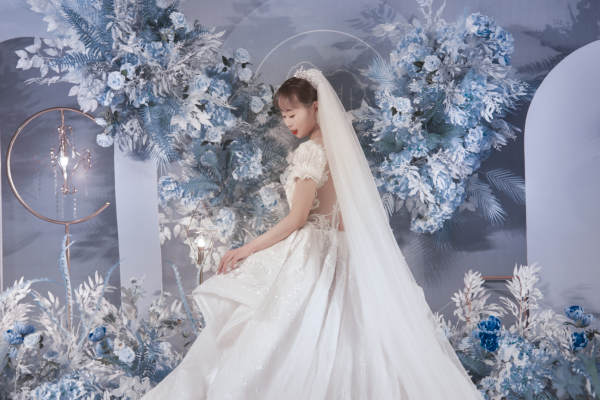 蓝色浪漫婚礼