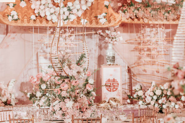【千禧婚礼】高端清新粉色香槟色婚礼