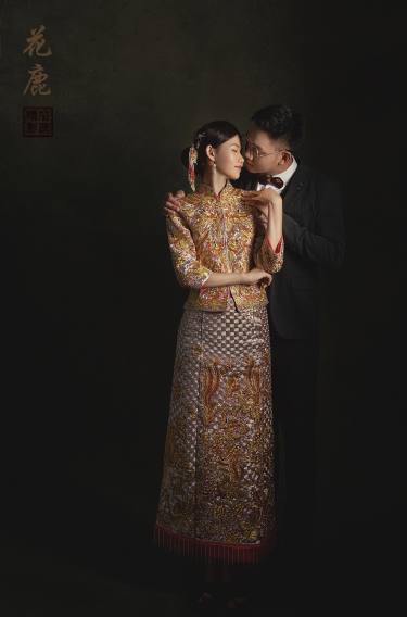 新中式秀禾婚纱照｜融合复古油画风，创新经典