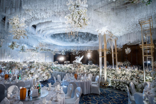 米修婚礼 | 蓝白色大气梦幻婚礼