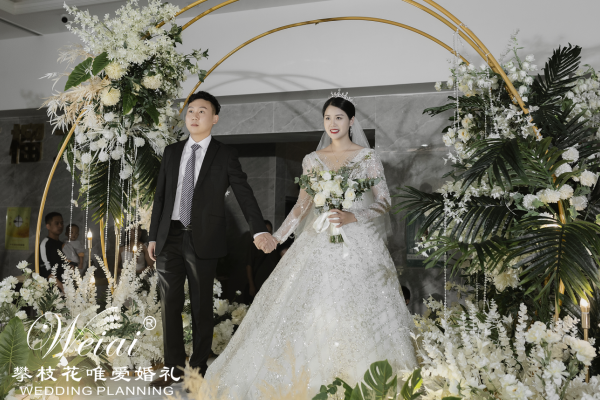 【案例分享】白绿北欧风婚礼