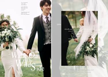 轻奢森系 森系意境~婚纱照