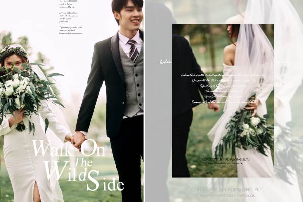 轻奢森系 森系意境~婚纱照