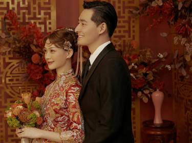 中式秀禾风婚纱照