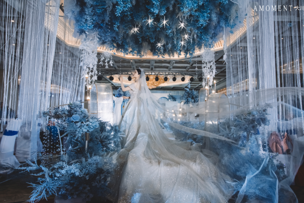 艾俪婚礼#  大气的蓝白婚礼