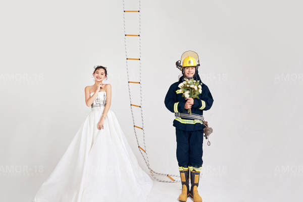 2019新品发布【职业婚照系列之消防婚礼