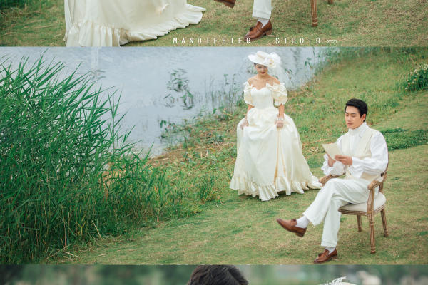 【成都婚纱照】春夏必拍的法式森系婚纱照
