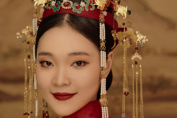 妈见夸的汉服婚纱照/端庄华贵，喜庆大