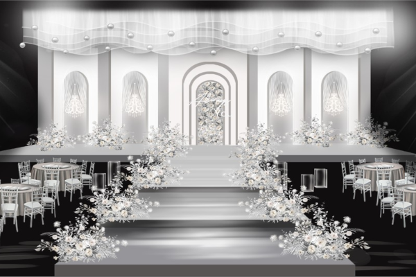【91婚礼】真实客片·白色高级简约定制婚礼