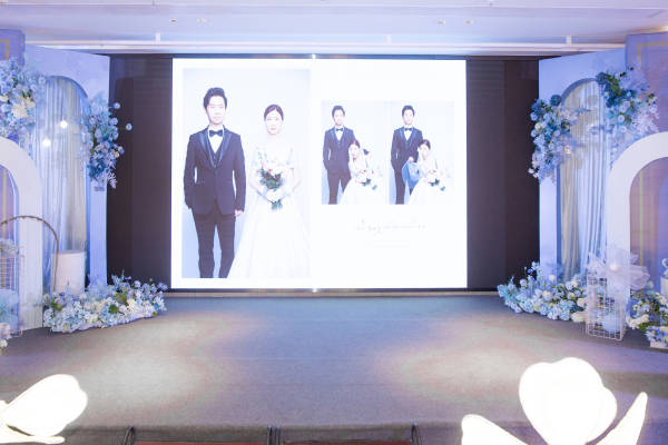 小预算 蓝色系 婚礼 佛山婚礼策划