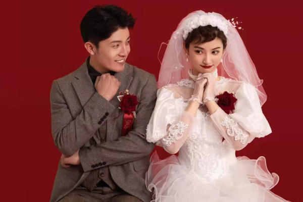 中式喜嫁婚纱照