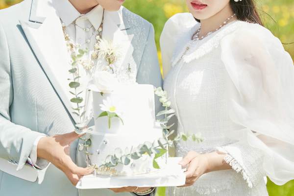 浪漫花海婚纱照