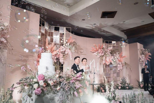 粉色系浪漫婚礼