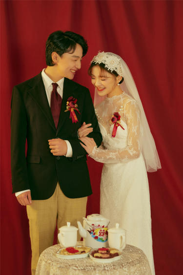 车厘子新品【喜嫁复古】会讲故事的婚纱照