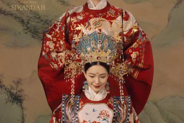 传统汉服婚纱照