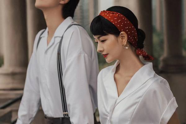 电影感港风婚纱照