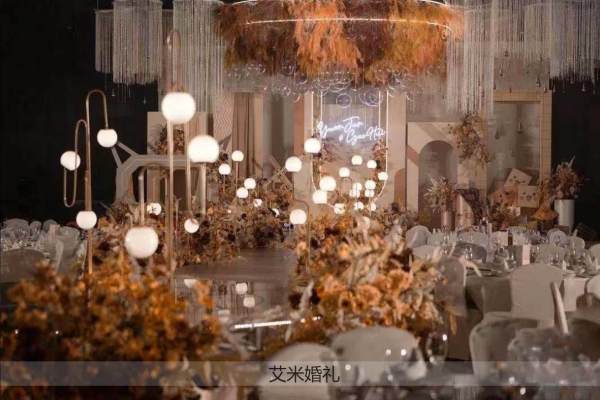 经典复古香槟色婚礼