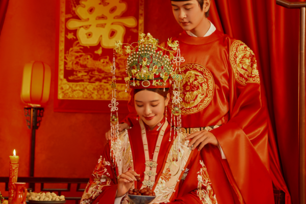 大明风华🏮古韵之美明治汉服婚纱照