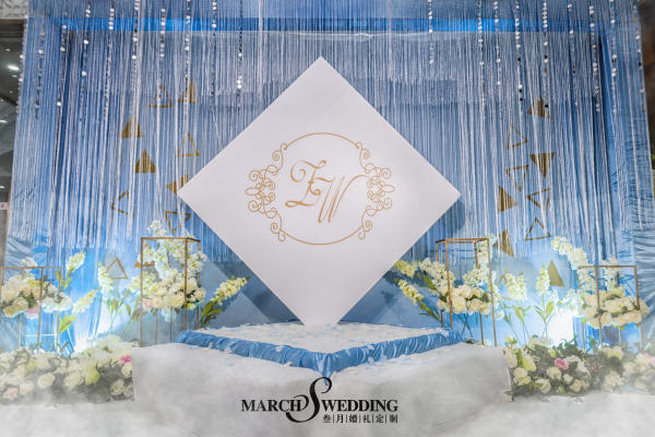 叁月婚礼定制--《简约蓝婚礼》