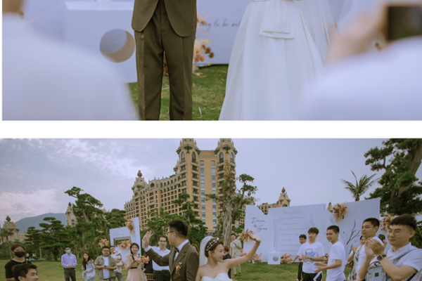 珠海户外婚礼｜诧寂风干净整洁婚礼风格