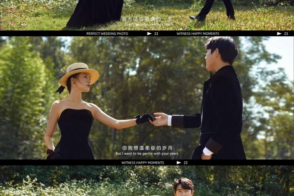法式赫本婚纱照