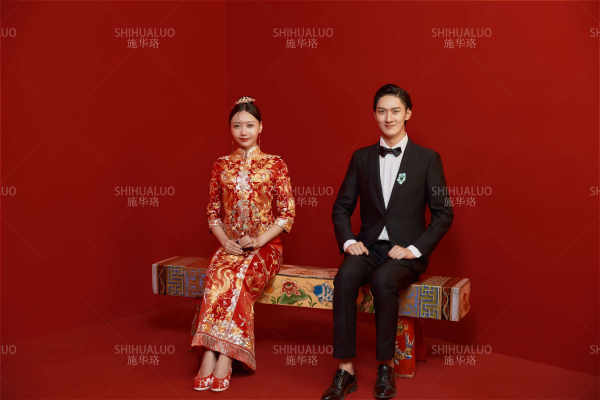 #施华珞新样片NEW！大红妆嫁婚照