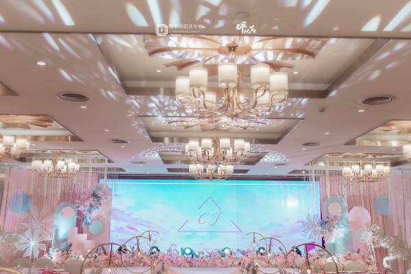 婚礼案例|粉蓝色梦幻婚礼