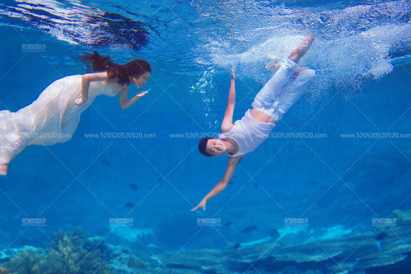 水下婚纱