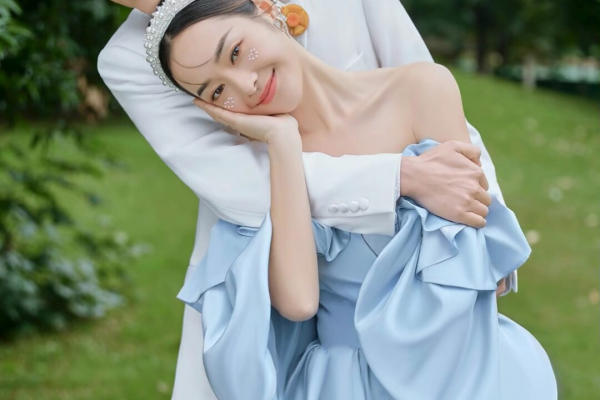清新唯美森系婚纱照