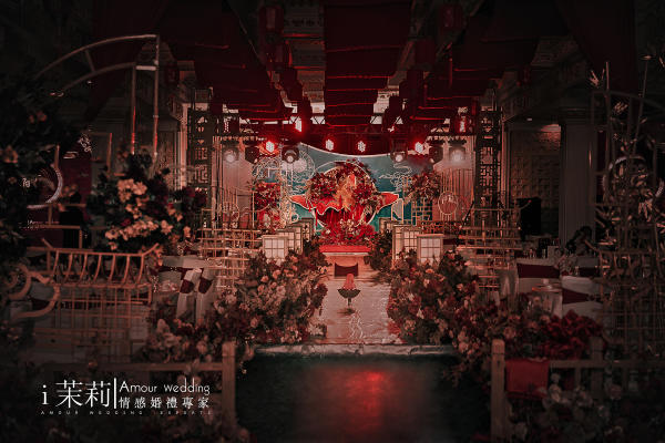 【i茉莉】红蓝撞色系重视婚礼