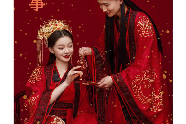 我说汉服是中式婚照天花板，不服来杠