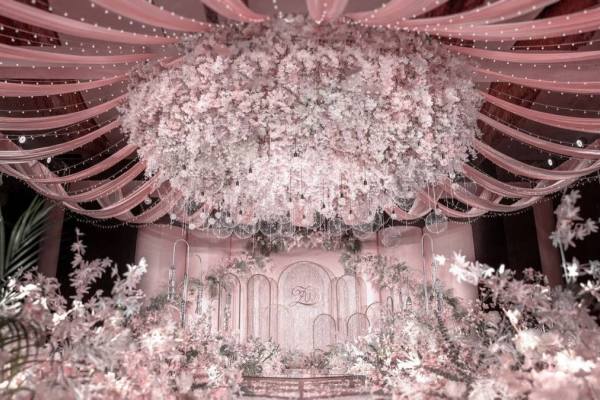 【浪漫粉色系】私人订制梦幻粉色系婚礼