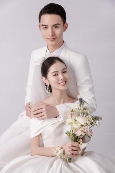 高级极简婚纱照
