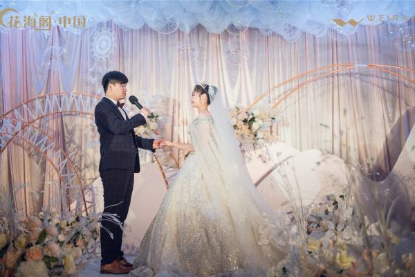唯美大气纱幔顶婚礼