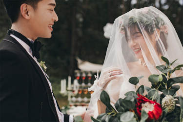 仪式感满满的森林婚礼苏州森系婚纱照